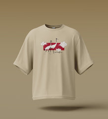 Trendy Cranes - Oversized Unisex T-shirt